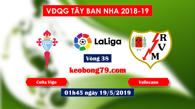 Nhận định soi kèo Celta Vigo vs Vallecano – 1h45 ngày 19/5/2019