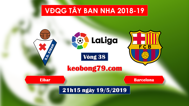 Nhận định soi kèo Eibar vs Barca – 21h15 ngày 19/5/2019