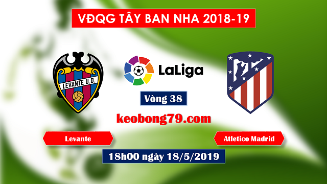 Nhận định soi kèo Levante vs Atletico – 18h00 ngày 18/5/2019