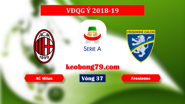 Nhận định soi kèo Milan vs Frosinone – 23h00 ngày 19/5/2019