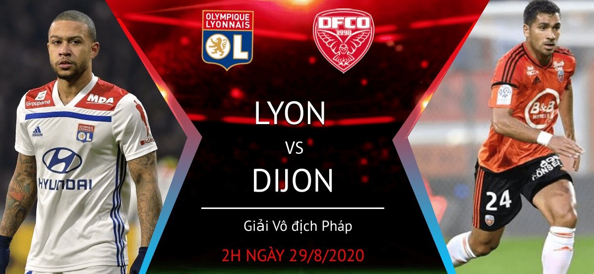 Soi Kèo Lyon vs Dijon – League 1 (2h00 ngày 29/8)